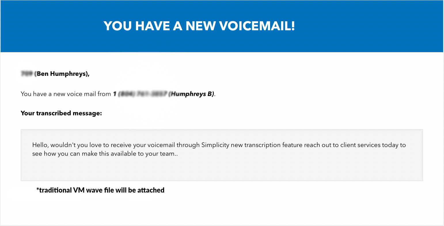 email transcription